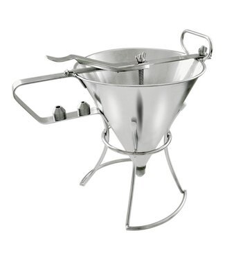 Louis Tellier Doseer giettrechter 1,3 ltr - Roestvrijstaal