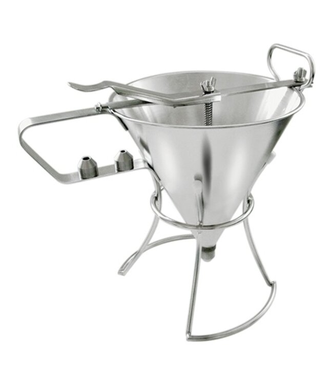 Doseer giettrechter 1,3 ltr - Roestvrijstaal