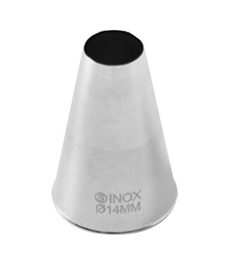 Sans Marque Spuitje glad 11/Ø14 mm naadloos - Roestvrijstaals