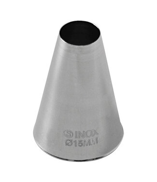 Sans Marque Spuitje glad 12/Ø15 mm naadloos - Roestvrijstaals
