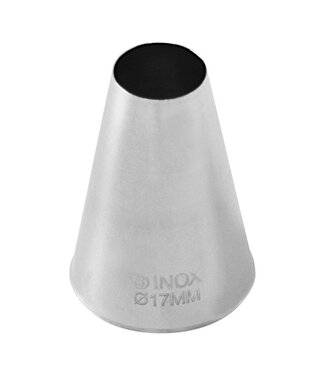 Sans Marque Spuitje glad 14/Ø17 mm naadloos - Roestvrijstaal