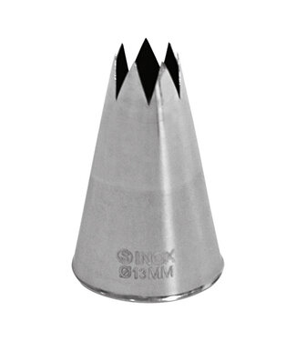 Sans Marque Spuitje kartel 10/Ø13 mm naadloos - Roestvrijstaal