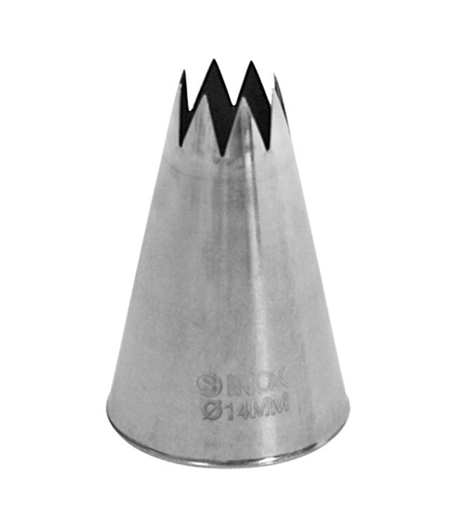 Spuitje kartel 11/Ø14 mm naadloos - Roestvrijstaal