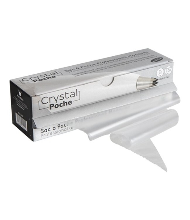 Spuitzak 55 cm transparant - Disposable  | prijs & verp per 100  stuks