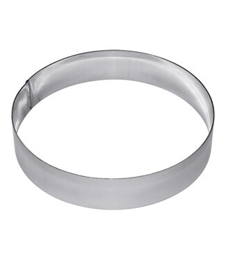 Sans Marque Taartring Ø26 cm - Roestvrijstaal