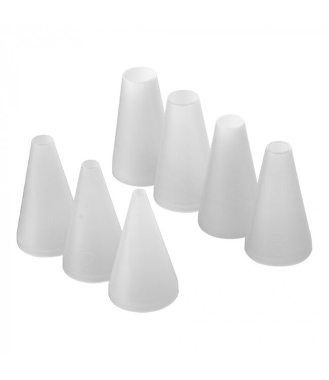 Spuitje set van 7 stuks glad - Polyamide