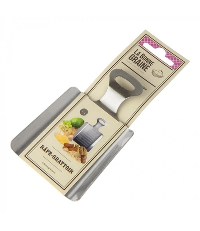 Rasp 11 x 7,5 cm roestvrijstaal - Louis Tellier