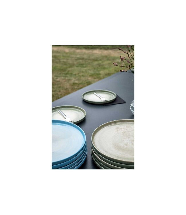 Bord 215x35 mm diep aardewerk Destino Light Blus - Cosy & Trendy | prijs & verp per 4 stuks