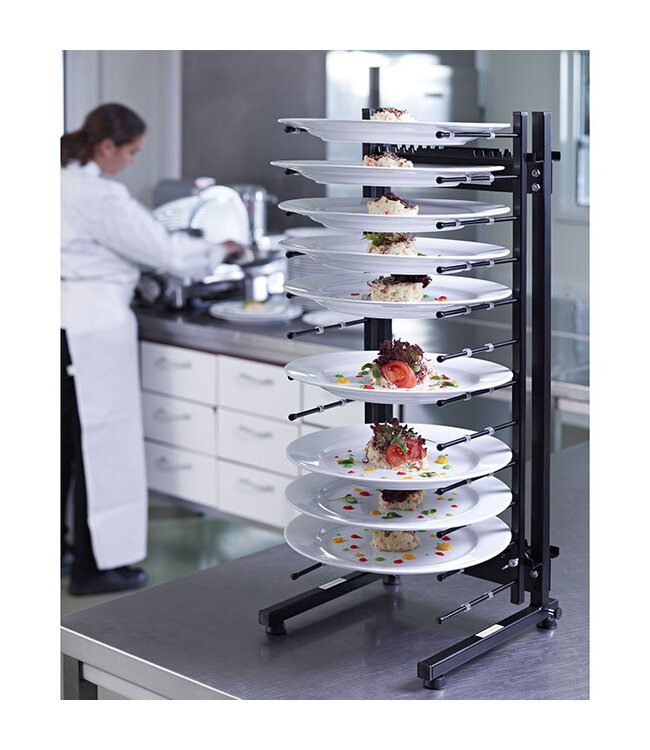 Bordenrek 12 borden werktafelmodel 290x300x730 mm (bxdxh) - Jackstack