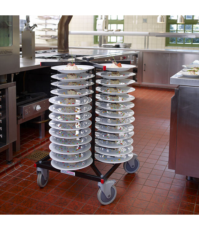 Bordenrek 52 borden verrijdbaar 600x600x1030 mm (bxdxh) - Jackstack