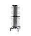 Jackstack Bordenrek 72 borden verrijdbaar 600x600x1790 mm (bxdxh) - Jackstack