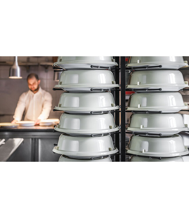 Bordenrek 72 borden verrijdbaar 600x600x1790 mm (bxdxh) - Jackstack