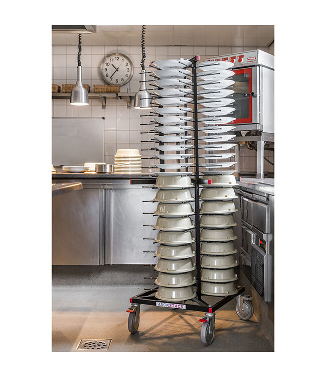 Bordenrek 88 borden verrijdbaar 600x600x1790 mm (bxdxh) - Jackstack