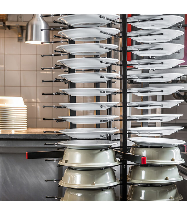 Bordenrek 88 borden verrijdbaar 600x600x1790 mm (bxdxh) - Jackstack