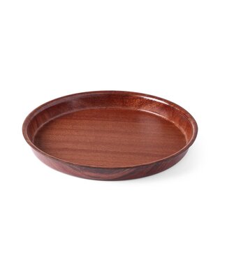 Hendi Dienblad Ø420x(h)30 mm anti-slip bruin Woodform - Hendi