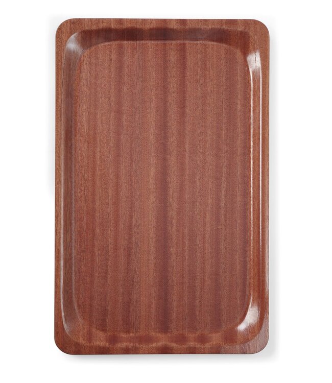 Dienblad 530x325 mm anti-slip bruin Woodform - Hendi