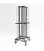 Jackstack Bordenrek 104 borden verrijdbaar 600x600x1790 mm (bxdxh) - Jackstack