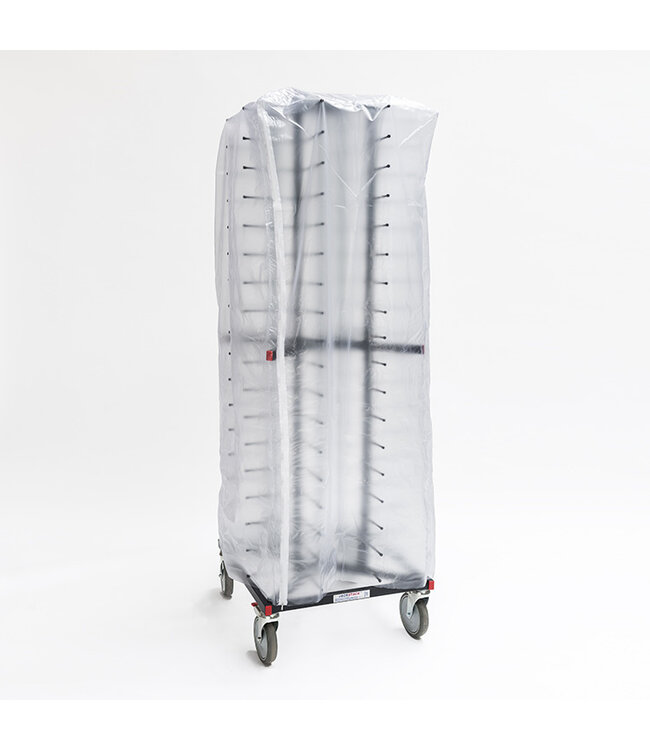 Bordenrekcover plastic 600x600x1500 (bxdxh) voor 62325,62326&62327 - Jackstack