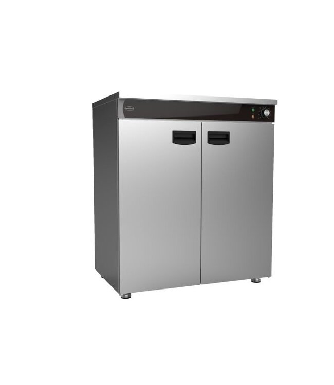 Borden warmhoudkast 2 Deuren 750x485x850 mm (bxdxh) +30°C tot +90°C - Combisteel