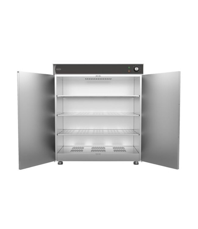 Borden warmhoudkast 2 Deuren 750x485x850 mm (bxdxh) +30°C tot +90°C - Combisteel