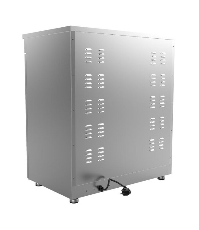 Borden warmhoudkast 2 Deuren 750x485x850 mm (bxdxh) +30°C tot +90°C - Combisteel