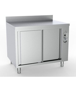 Combisteel Warmhoudkast Rand 1400x700x850 mm (bxdxh) +30°C tot +90°C - Combisteel