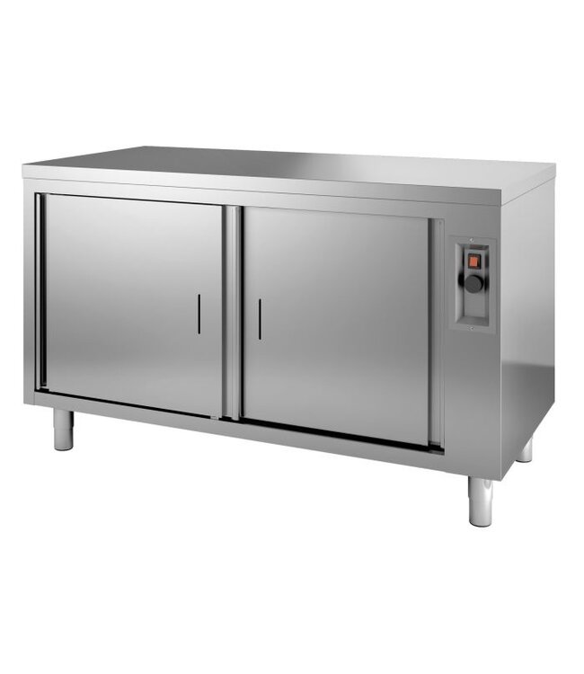 Warmhoudkast Draaideur 1000x700x850 mm (bxdxh) +30°C tot +90°C - Combisteel