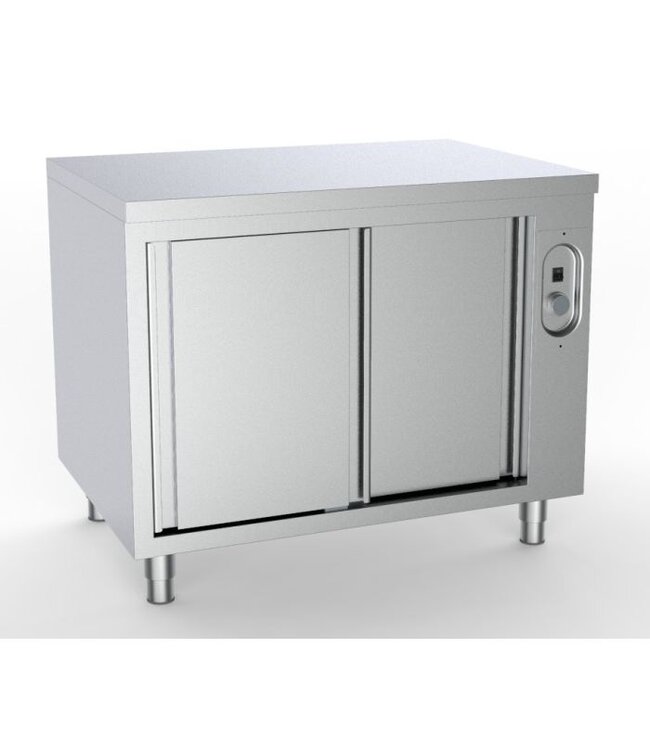 Warmhoudkast 1800x700x850 mm (bxdxh) +30°C tot +90°C - Combisteel