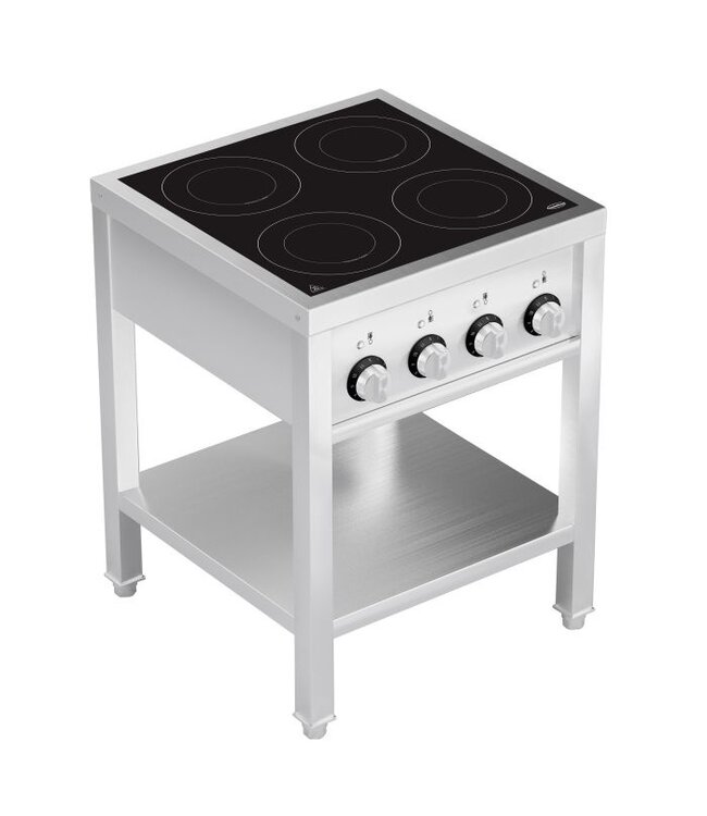 Inductiefornuis 4-pits 655x655x875 mm (bxdxh) 400V - Combisteel