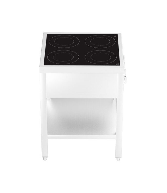 Inductiefornuis 4-pits 655x655x875 mm (bxdxh) 400V - Combisteel