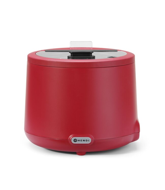 Soepketel 8 ltr Ø365x(h)325 mm 230V/500W rood Uniq - Hendi