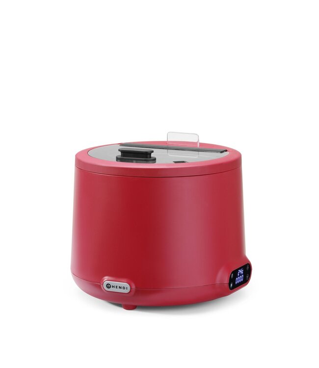 Soepketel 8 ltr Ø365x(h)325 mm 230V/500W rood Uniq - Hendi