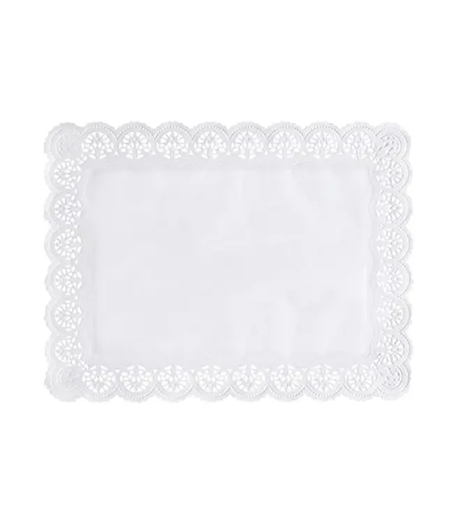 Taartrand 40x30 cm papier 40 g/m² wit FSC® gecertificeerd - Papstar | prijs & verp per 2.000 stuks