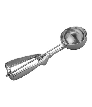 Sans Marque ijsportioneerlepel 1/8 ltr Ø70 mm RVS