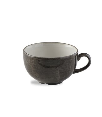 Churchill Cappuccinokop 34 cl Stonecast Patina Iron Black - Churchill | prijs & verp per 12 stuks