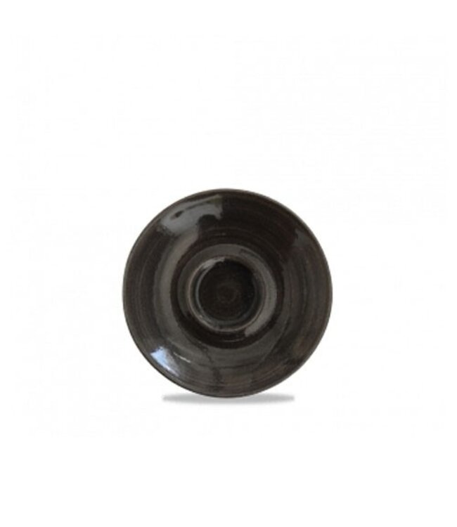 Schotel 118 mm Stonecast Patina Iron Black - Churchill | prijs & verp per 12 stuks