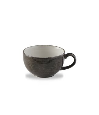 Churchill Cappuccinokop 22,7 cl Stonecast Patina Iron Black - Churchill | prijs & verp per 12 stuks