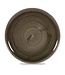 Bord 324 mm coupe Stonecast Patina Iron Black - Churchill | prijs & verp per 6 stuks