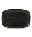 Schaal 300x199 mm  Chefs' Oblong Plate No.8 Stonecast Patina Iron Black - Churchill | prijs & verp per 6 stuks