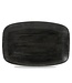 Schaal 344x234 mm  Chefs' Oblong Plate No.9 Stonecast Patina Iron Black - Churchill | prijs & verp per 6 stuks