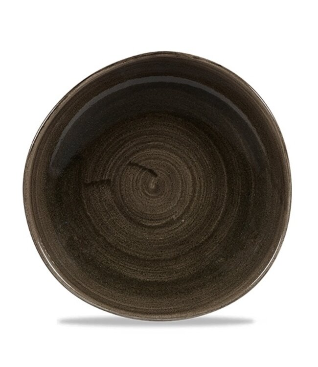 Bord 264 mm Organic Stonecast Patina Iron Black - Churchill | prijs & verp per 12 stuks