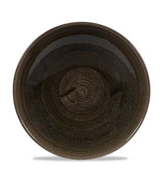Schaal 182 mm coupe Stonecast Patina Iron Black - Churchill | prijs & verp per 12 stuks