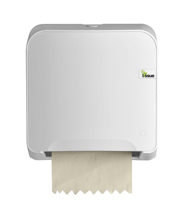 Handdoekrol 130 mtr x 20 cm 2-laags naturel recycled| prijs & verp per 6 rol