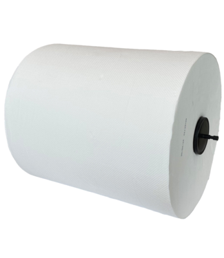 M/EP Handdoekrol 300 mtr x 21 cm 2-laags wit cellulose Matic XXL | prijs & verp per 6 rol