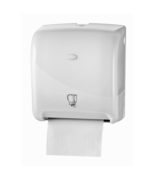 Handdoekautomaat Motion Tear & Go 340x240x375 mm (bxdxh) wit - Pearl White