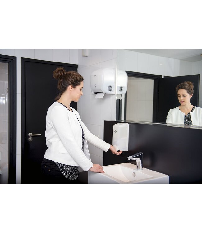 Pearl White Handdoekautomaat Matic Autocut 346x240x375 mm (bxdxh) wit - Pearl White