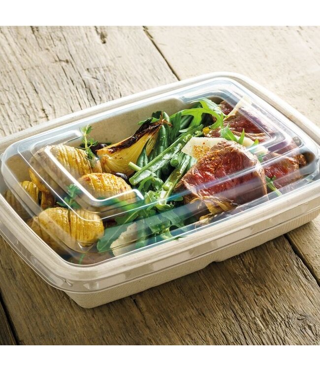 Menubakdeksel 230x160 mm rPET | prijs & verp per 75 stuks