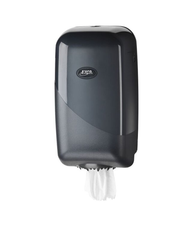 Poetsrolhouder Mini poetsrol 180x172x345 mm (bxdxh) zwart - Pearl Black