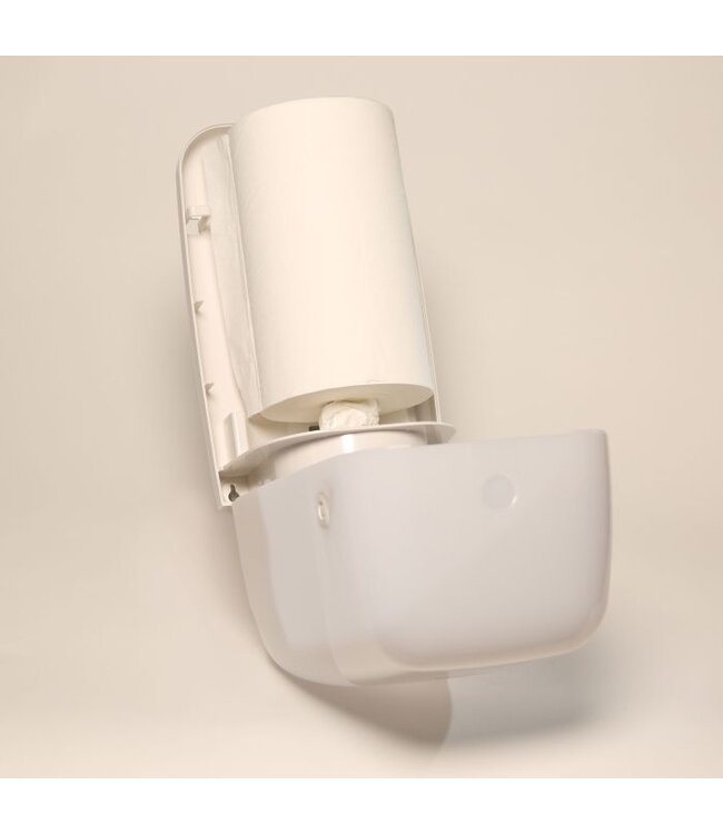 Poetsrolhouder Mini poetsrol 180x172x345 mm (bxdxh) wit - Pearl White