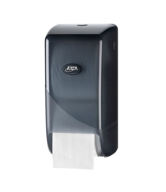 Toiletpapierdispenser doprol 160x160x319 mm (bxdxh) zwart - Pearl Black